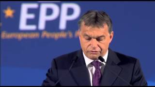 Orbán Viktor beszéde az EPP XXI. kongresszusán