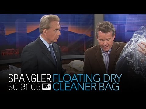 Floating Dry Cleaner Bag - Cool Science Experiment