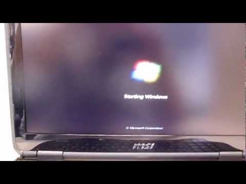 how to recover msi laptop