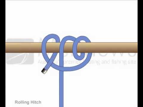 how to tie rolling hitch