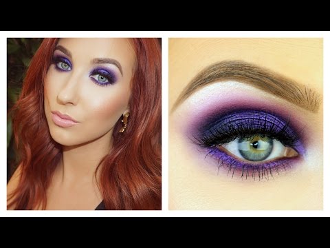 how to do a purple smokey eye