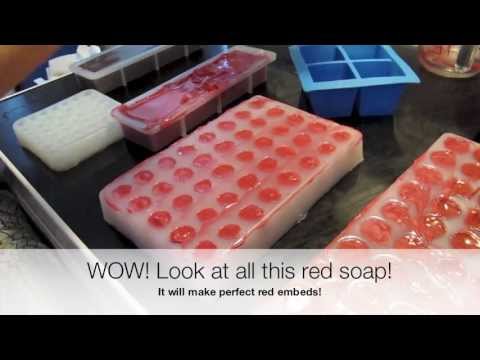 how to dye homemade soap