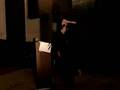 Janet Kuypers poem The Deep End live 11/05/08, St. Paul's