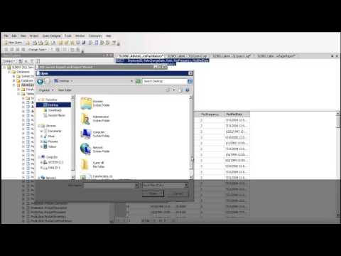 how to perform sql query in excel