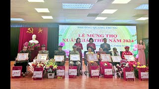 Phường Quang Trung tổ chức Lễ mừng thọ xuân Giáp Thìn năm 2024