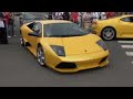 Lamborghini Murcielago Versus Black Ferrari 599GTB : Roll to the line and make you mine.