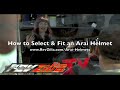 RevZilla Guide How to Fit & Measure for an Arai Helmet Video