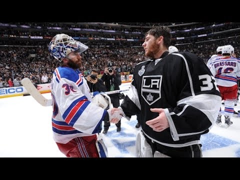 Rangers and Kings shake hands after Game 5