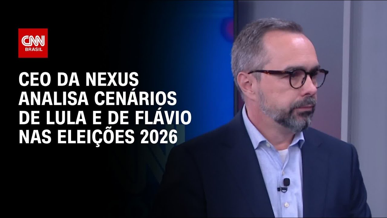 Eleições 2026: CEO da Nexus avalia cenários de Lula e de Flávio Bolsonaro | HORA H