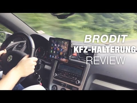 Brodit iPad mini KFZ-Halterung: Test / Review (Deutsch)