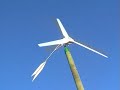 Home made wind generator in Finland