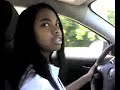 Driving.