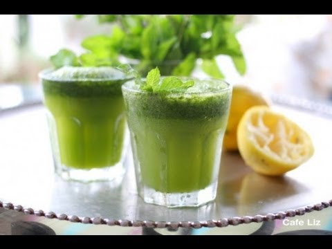 how to make a lemon mint juice