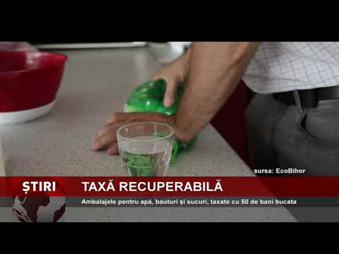 Propunere de introducere a unei taxe returnabile, pentru ambalajele de apă, sucuri și băuturi