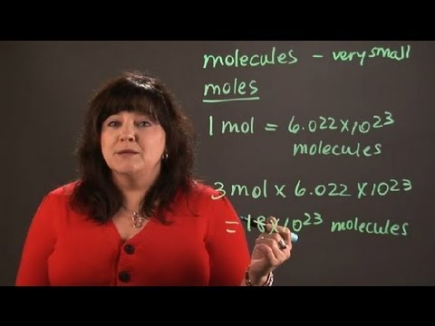how to determine number of moles