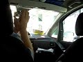 crazy singing taxi driver in naples, italy