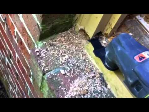 how to repair rotted window sill