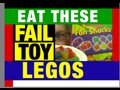Lego Fun Snacks Eat Brick and Die Legos review by Mike Mozart the Toy and Product Review Guru of JeepersMedia