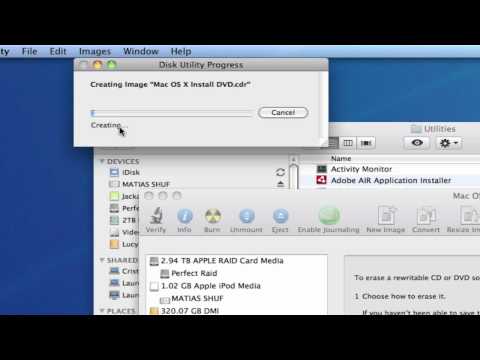 Copy DVD or CD on Mac Using Disk Utility for free