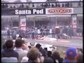 Tommy Moller all over the track - Santa Pod European Finals 2005