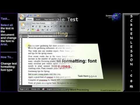 how to practice ms word