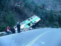 videos de turismo central, etucsa,bus accidentado,carretera central,curva peligrosa