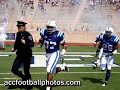 The Duke Blue Devils run into Wallace Wade Stadium for their football game against the Navy Midshipmen. Filmed by Gene Galin for the Chatham Journal newspaper. accfootballphotos.com