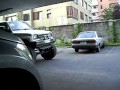 pruebas preliminares en jeep, mierda, casi choque un auto!!