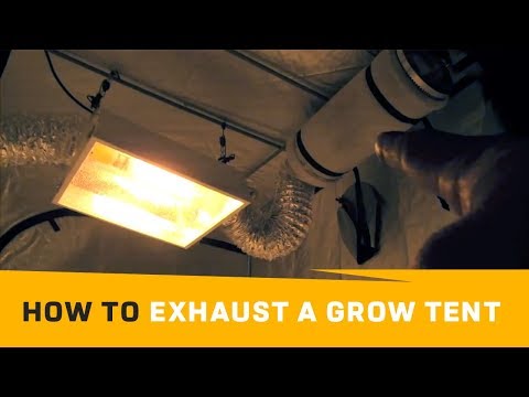 how to vent grow tent