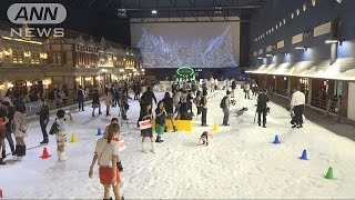 バンコクに“雪のテーマパーク”登場 小樽の街並み
