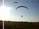 Flying Paramotor in Pskov, Russia