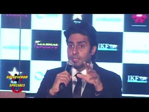 Abhishek Bachchan at Press Conference for  'Jaipur Franchise in Pro Kabaddi League'