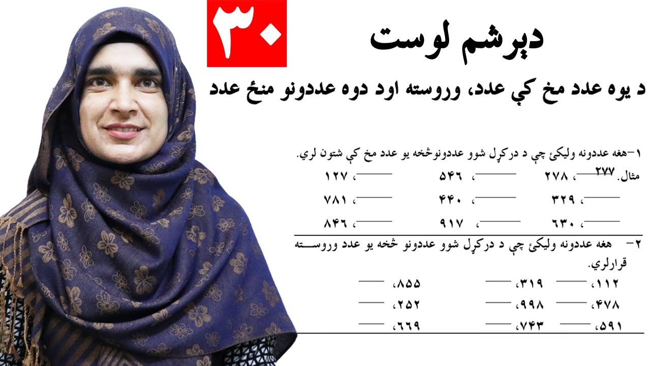 Class 2 - Math | Numbers | The number before a number