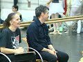 Zakharova and Bolle@Swan Lake Practice scenery Zakharova and Bolle@Swan Lake Practice scenery
