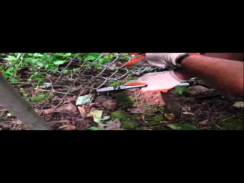 how to patch chain link fence