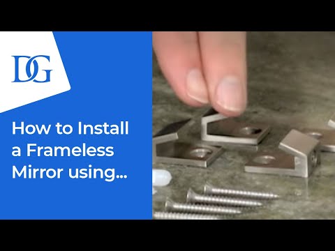 how to remove a mirror hang with j clips