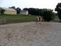 Z and I jumping a cat...
