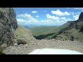 Descending the Sani Pass
