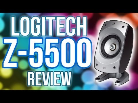 how to connect logitech z-5500 to laptop