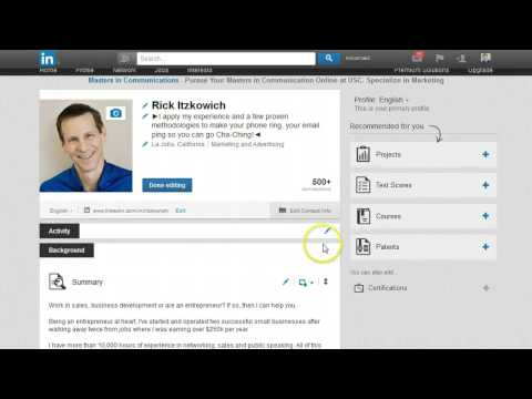 how to recommendation on linkedin