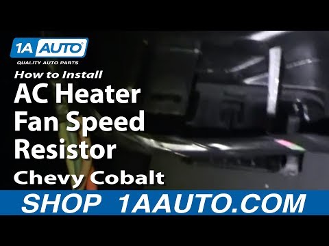 How To Install Replace AC Heater Fan Speed Resistor Chevy Cobalt 05-10 1AAuto.com