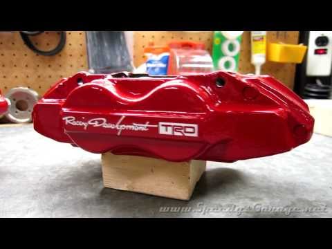 how to paint ve brake calipers