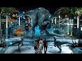 Raptors vs Indominus Rex Scene - Jurassic World (2015) Movie Clip HD Raptors vs Indominus Rex Scene - Jurassic World (2015) Movie Clip HD