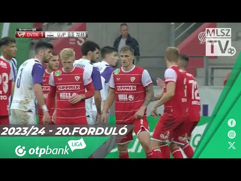 20. forduló: DVTK - Újpest 1-2 (0-1)