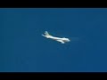 The White Jet E-4B filmed near the White House at Washington