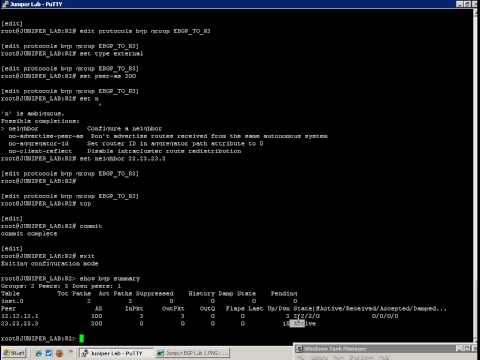 how to troubleshoot bgp in juniper