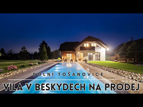 Video Nadstandardní vila s bazénem, výhled na Beskydy, 288 m2, Dolní Tošanovice