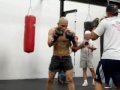 Miguel Cotto Hits The Mitts, Getting Ready For Clottey