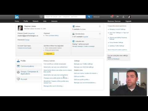 how to hide contacts on linkedin