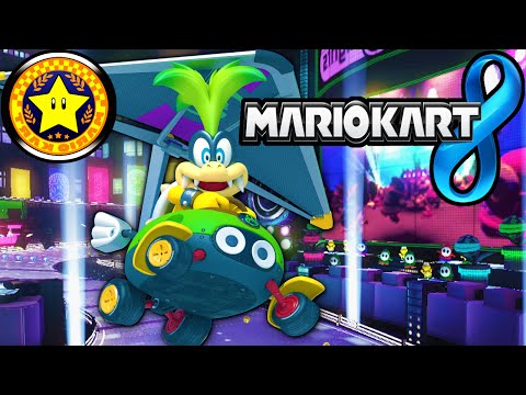 Mario Kart 8: Star Cup Mirror Iggy Koopa Yoshi Bike Gameplay Walkthrough PART 23 Wii U HD